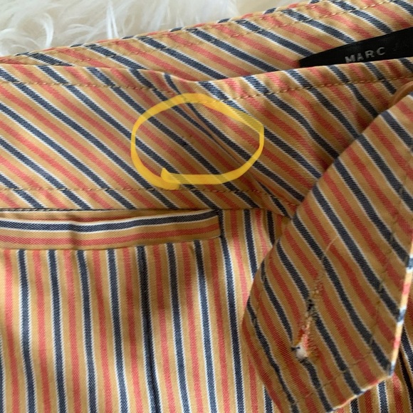 Marc Jacobs Pin Striped Crop pants Sz 6 - Picture 6 of 7